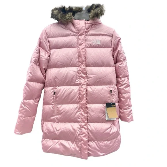 🦋The North Face Girls' Pink North Down Long Parka size-XL